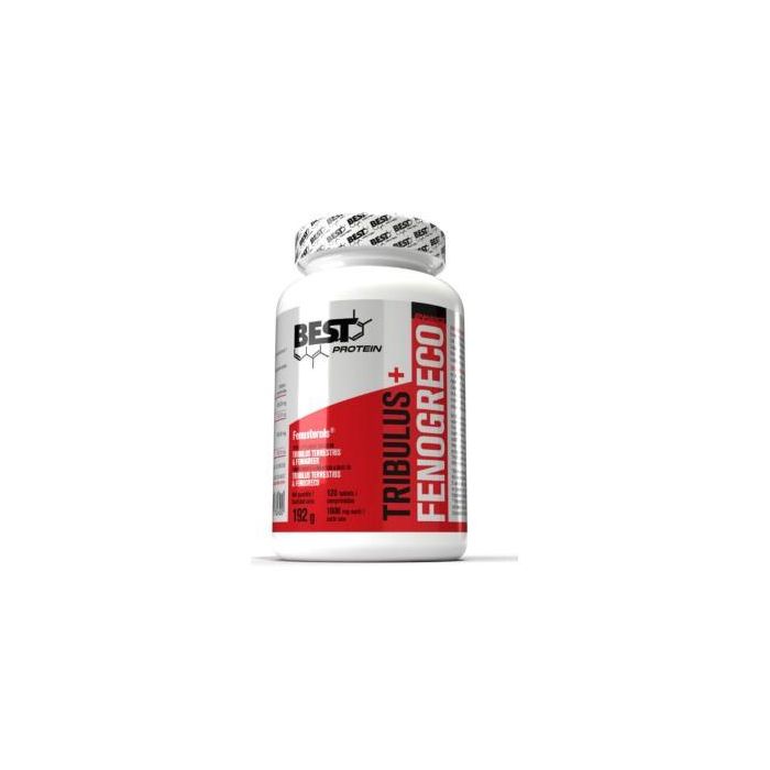 BEST PROTEIN Tribulus + Fenogreco 120 comprimidos | Aumento Masa Muscular y Estimulación Testosterona
