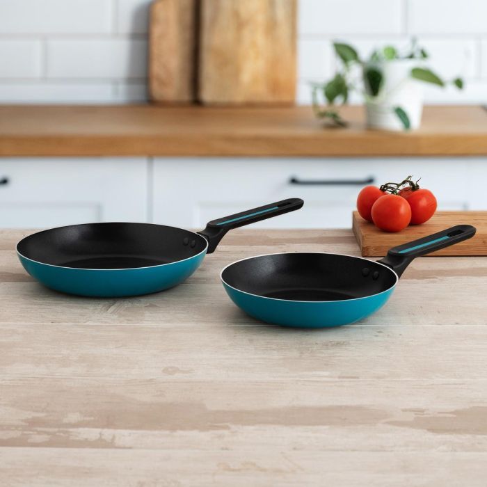 Set 2 Sartenes Aluminio Prensado Azure Quid 20-24 cm 1