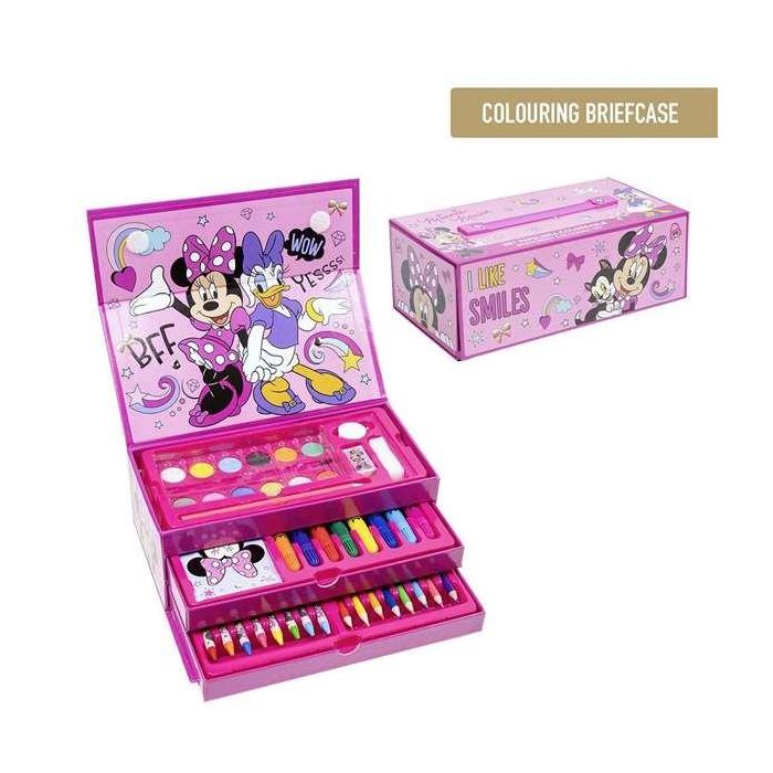 Set de pintura Minnie Mouse Maletín Rosa 1 Set de pintura Minnie Mouse Maletín Rosa 1