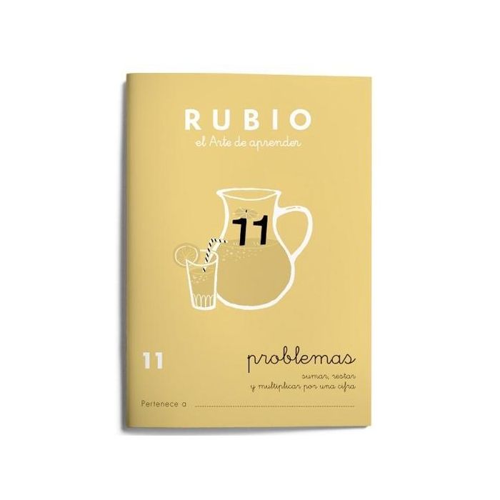 Rubio Cuaderno de Problemas Nº 11: Sumas, Restas y Multiplicaciones (10 Unidades) (10 Unidades)