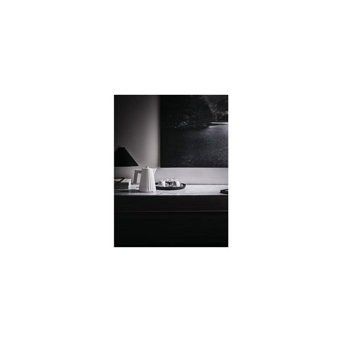 Alessi MDL06 W Hervidor Eléctrico Plissé Blanco 1,7 Litros Diseño Michele De Lucchi 5 Alessi MDL06 W Hervidor Eléctrico Plissé Blanco 1,7 Litros Diseño Michele De Lucchi 5