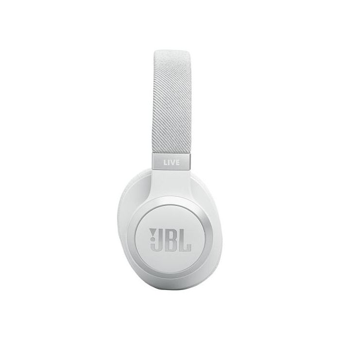 JBL LIVE 770 NC Auriculares Diadema Inalámbricos con Cancelación Activa de Ruido (ANC), Bluetooth 5.3, Autonomía 50h, Blanco