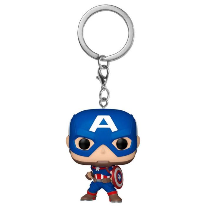 Llavero Pocket POP Marvel Capitan America Classics 1