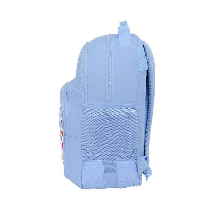 Safta Mochila Doble con Cantoneras Adaptable a Carro Reciclada Smiley World Joyful 420x320x150 mm 2 Safta Mochila Doble con Cantoneras Adaptable a Carro Reciclada Smiley World Joyful 420x320x150 mm 2