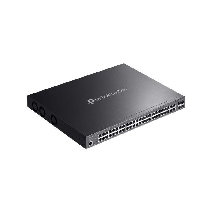 TP-Link SG3452XMPP Switch Omada Gestionado L2+ con 48 Puertos Gigabit Ethernet PoE y 4 Ranuras SFP+ para Rack 1U 3 TP-Link SG3452XMPP Switch Omada Gestionado L2+ con 48 Puertos Gigabit Ethernet PoE y 4 Ranuras SFP+ para Rack 1U 3