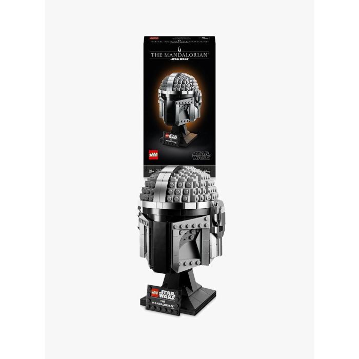 LEGO 75328 Star Wars The Mandalorian Helmet Kit de Modelo Coleccionable para Construir, Decorar y Regalar para Adultos 13