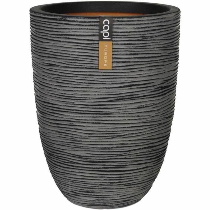 Capi Europe Maceta Nature Rib Antracita 36 x 47 cm KOFZ782 424229 Capi Europe Maceta Nature Rib Antracita 36 x 47 cm KOFZ782 424229