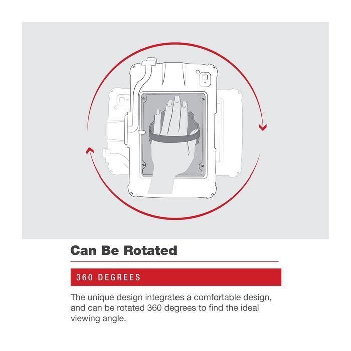 RAM Mounts RAM-GDS-ROTO2-ZE20U 3-in-1 Accessory for Zebra ET40 and ET45 8” Enterprise Tablet 4