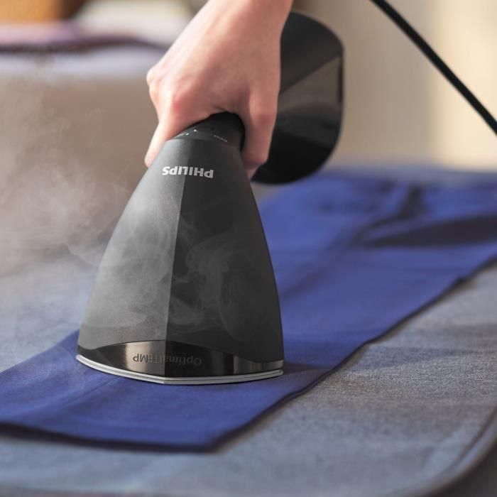 Philips GC800/80 Vaporera de Ropa, Cocción al Vapor Horizontal o Vertical, Depósito de Agua 230ml, Tecnología De-Calc 3 Philips GC800/80 Vaporera de Ropa, Cocción al Vapor Horizontal o Vertical, Depósito de Agua 230ml, Tecnología De-Calc 3