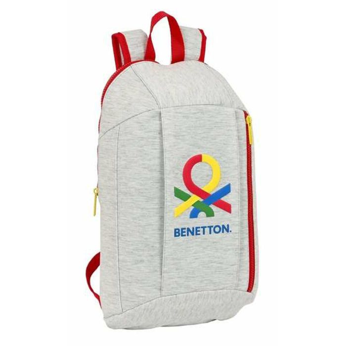 Mochila Casual Benetton Pop Gris 10 L Mochila Casual Benetton Pop Gris 10 L