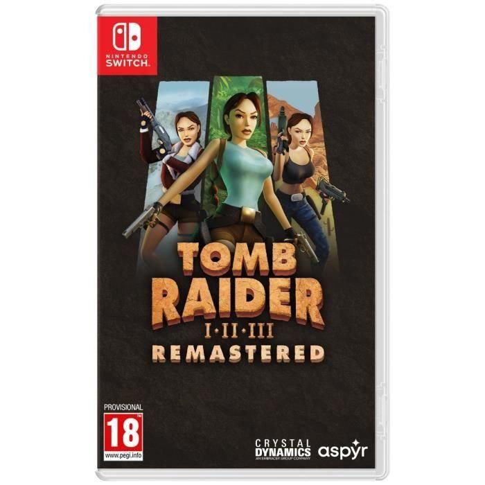 Just For Games 5056635609601 Tomb Raider I-III Remasterizado protagonizado por Lara Croft para Nintendo Switch Just For Games 5056635609601 Tomb Raider I-III Remasterizado protagonizado por Lara Croft para Nintendo Switch