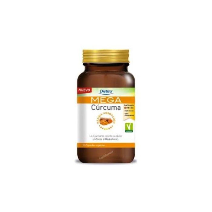 DIETISA Mega Cúrcuma Cursol 50 Cápsulas. Complemento para el Bienestar Articular y Mantenimiento de Articulaciones.