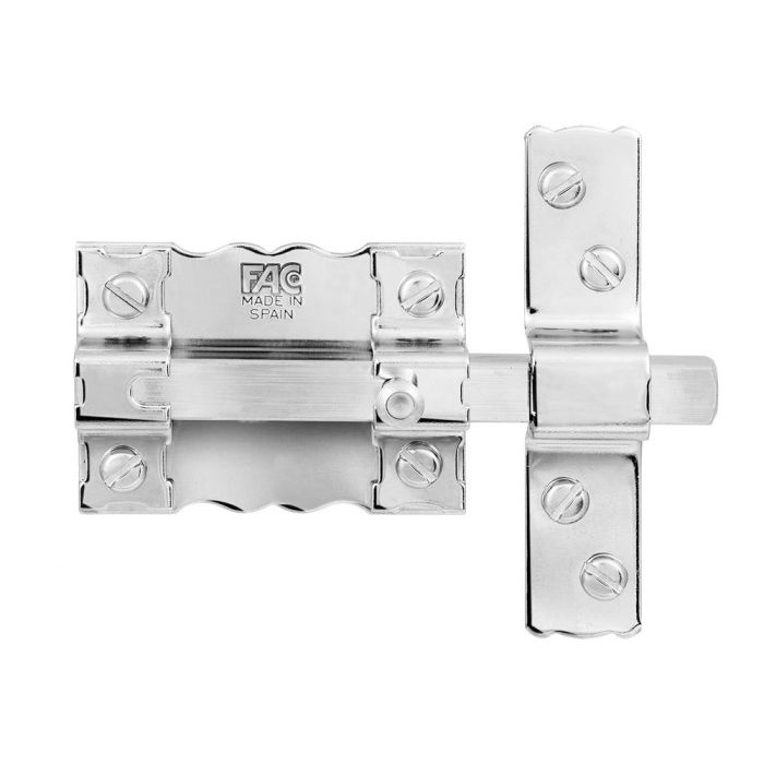 Fac Pasador interior con barra 14mm y cerradero 3mm niquelado F12101