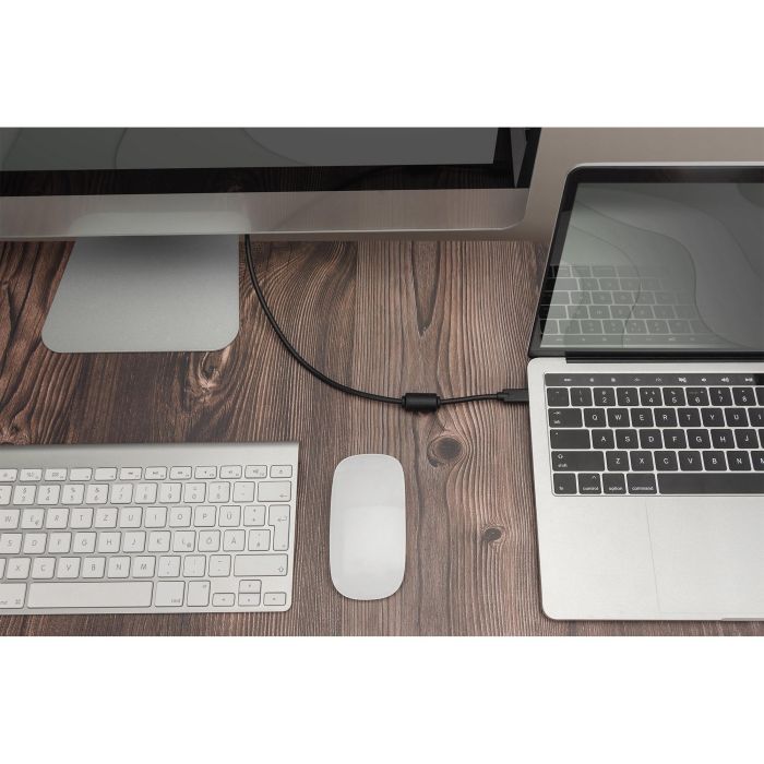 Digitus Cable Adaptador USB-C a DisplayPort 2.0m Negro 32.4Gbps Gen 2 (Referencia: USB C Adapterkabel Typ C -DP 32,4GB St/St 2.0m, sw) 1