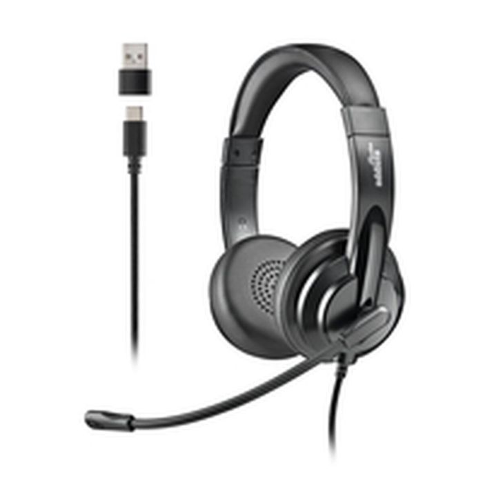Auriculares NGS VOX605USBC Negro 2 Auriculares NGS VOX605USBC Negro 2