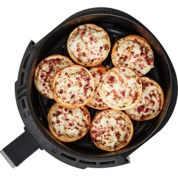Freidora de aire caliente - MEDION - MD13020 - Airfryer - 1500 vatios - Temporizador de 60 minutos - Hasta 200 °C - 4,7 L - Negra 4 Freidora de aire caliente - MEDION - MD13020 - Airfryer - 1500 vatios - Temporizador de 60 minutos - Hasta 200 °C - 4,7 L - Negra 4