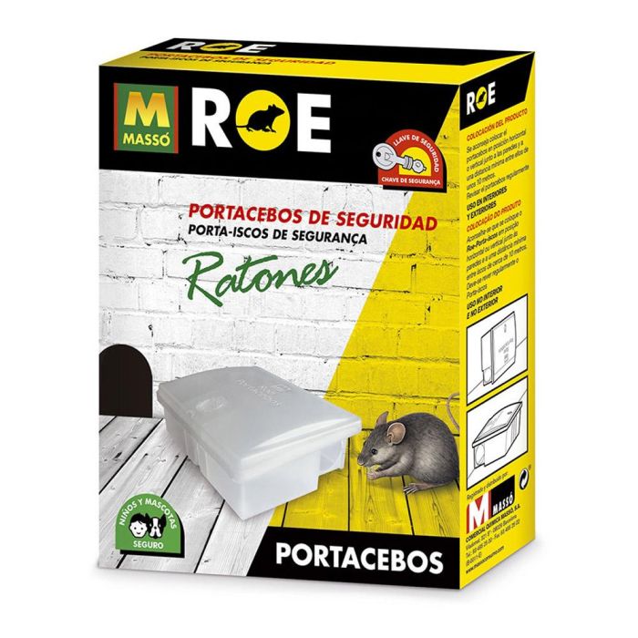 Massó Porta cebos para ratones 231319, diseño laberinto para interior/exterior, alta durabilidad 0 Massó Porta cebos para ratones 231319, diseño laberinto para interior/exterior, alta durabilidad 0
