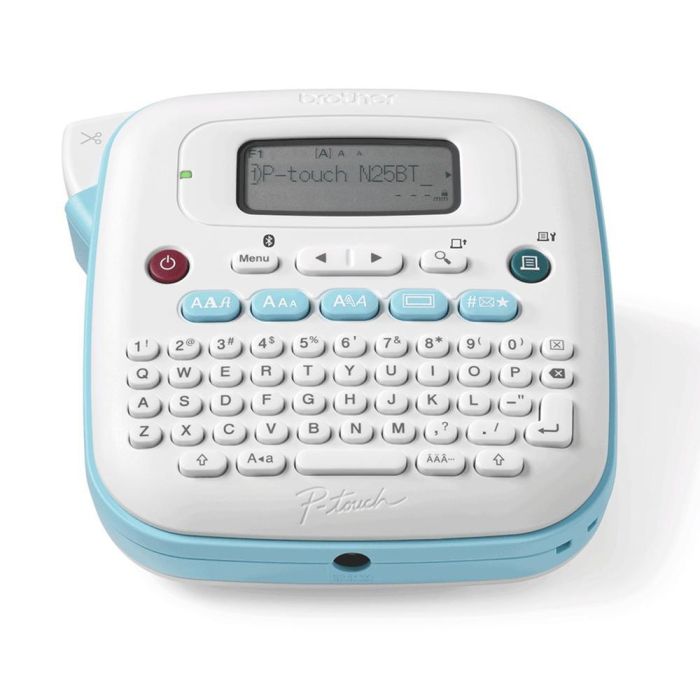 Brother Rotuladora Electrónica P-touch Bluetooth Blanco-Azul, 12mm, Doméstica y Oficina 0 Brother Rotuladora Electrónica P-touch Bluetooth Blanco-Azul, 12mm, Doméstica y Oficina 0