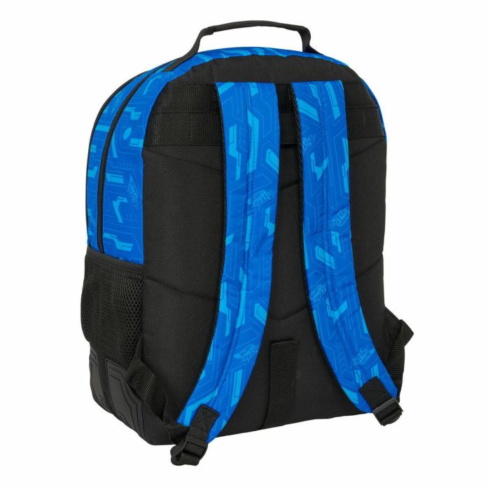 Mochila Escolar Hot Wheels Let's race Azul Negro 32 x 42 x 15 cm 2 Mochila Escolar Hot Wheels Let's race Azul Negro 32 x 42 x 15 cm 2