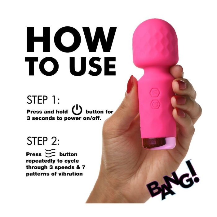 Masajeador XR Rosa Silicona 7 Masajeador XR Rosa Silicona 7