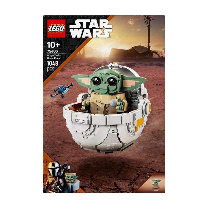 LEGO Star Wars: The Mandalorian 75403 Grogu y su cochecito - Set de construcción 10 años 2 LEGO Star Wars: The Mandalorian 75403 Grogu y su cochecito - Set de construcción 10 años 2