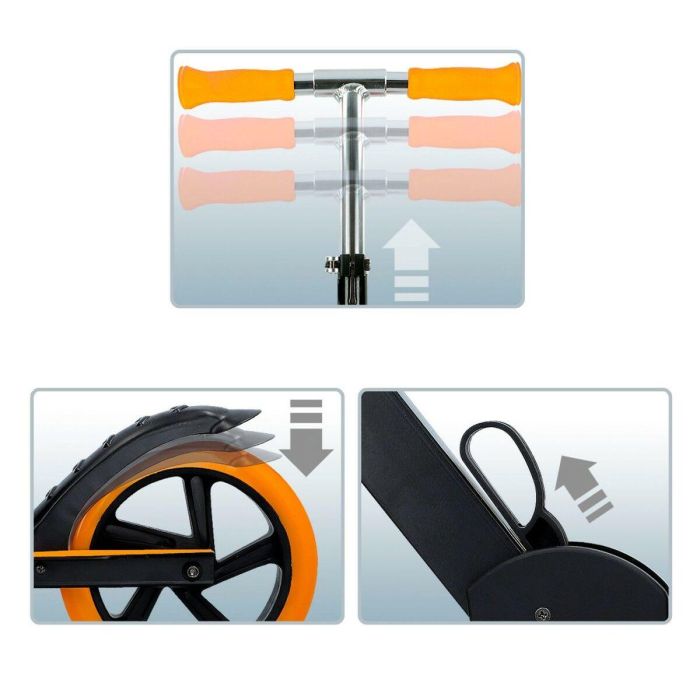 Patinete scooter juvenil pro serie. rueda 180 mm 86,5x33x95 cm soporta 100 kg 2 Patinete scooter juvenil pro serie. rueda 180 mm 86,5x33x95 cm soporta 100 kg 2