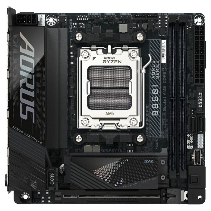 Gigabyte B850I AORUS Pro Placa Base para Zócalo AM5, DDR5, Mini ITX Gigabyte B850I AORUS Pro Placa Base para Zócalo AM5, DDR5, Mini ITX