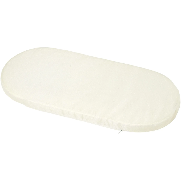 Tineo Colchón Capazo 72x32 cm, 4cm Grosor, Antibacteriano, Antimoho, Antiácaros, Funda Desenfundable, Fabricado en Francia