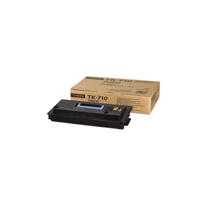 Kyocera TK-710 Toner Negro Rendimiento 40.000 Páginas Compatible FS-9130DN, FS-9530DN Original