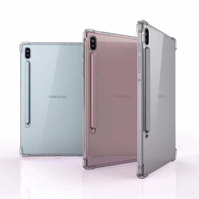 eSTUFF Funda ORLANDO para Galaxy Tab S7+/S8+ - Transparente, TPU Flexible con Esquinas Reforzadas 1 eSTUFF Funda ORLANDO para Galaxy Tab S7+/S8+ - Transparente, TPU Flexible con Esquinas Reforzadas 1