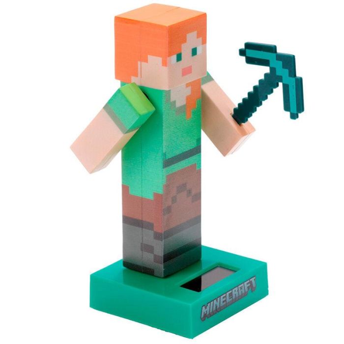 Muñeco Solar Alex Minecraft 1