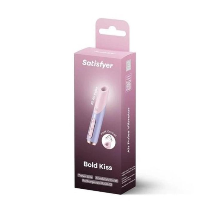 Satisfyer Bold kiss estimulador de clitoris rosa Satisfyer Bold kiss estimulador de clitoris rosa