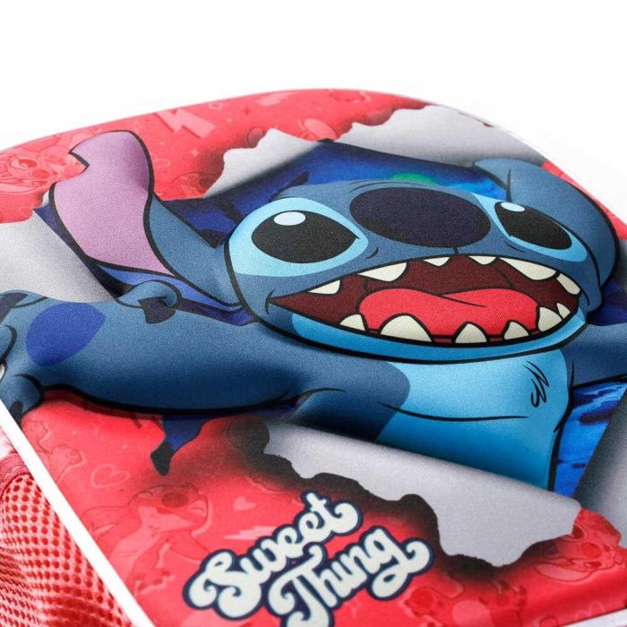 Mochila 3D Pequeña Thing Disney Lilo y Stitch Rosa 4