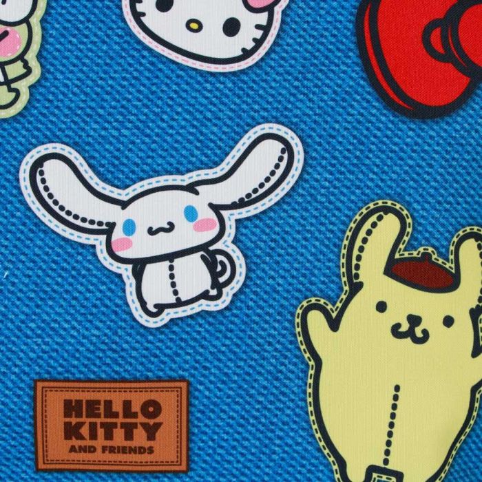 Bolsa de Playa Soleil Stickers Sanrio Hello Kitty Azul 2 Bolsa de Playa Soleil Stickers Sanrio Hello Kitty Azul 2