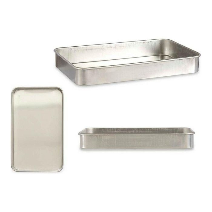 Rustidera Kinvara 100155 100155 Plateado Plata Aluminio 32 x 7 x 51,5 cm 51,5 x 7 x 32 cm 51,5 x 7,5 x 32 cm 1