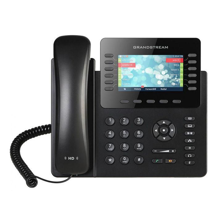 Grandstream IP phone, Dual gigabit ports, PoE, Bluetooth, 12 lines, 6 SIP accounts, 4.3" LCD display 1 Grandstream IP phone, Dual gigabit ports, PoE, Bluetooth, 12 lines, 6 SIP accounts, 4.3" LCD display 1