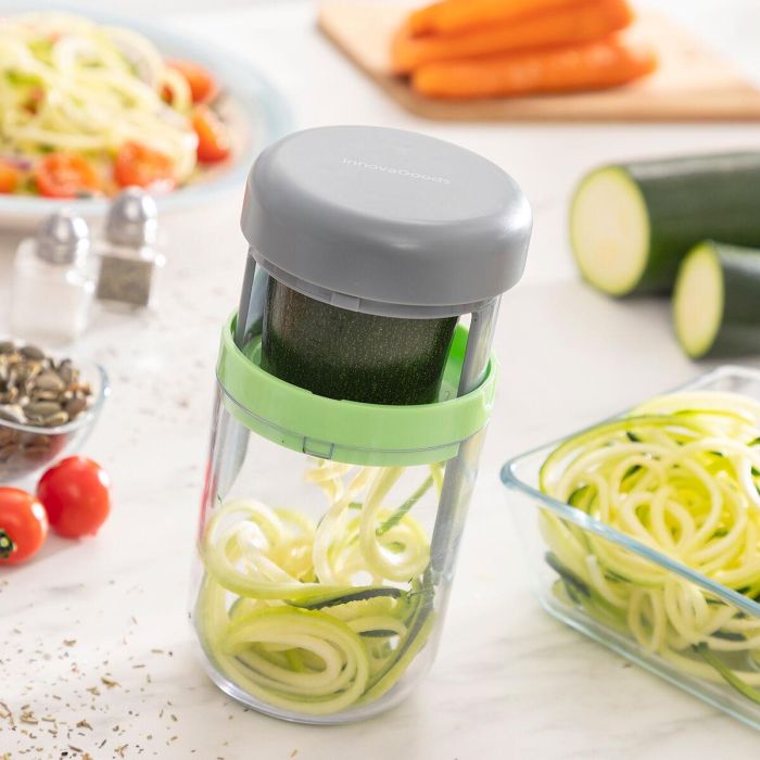 Cortador de Verduras en Espiral y Rallador con Recetas Vigizer InnovaGoods 8 Cortador de Verduras en Espiral y Rallador con Recetas Vigizer InnovaGoods 8