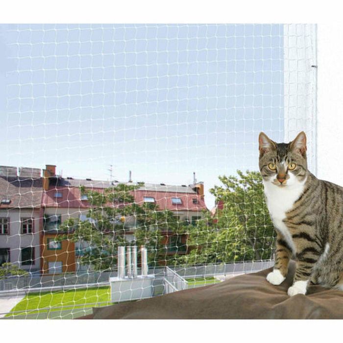 Red de Seguridad para Mascotas Trixie 50 x 40 x 15 cm Transparente Nailon 3