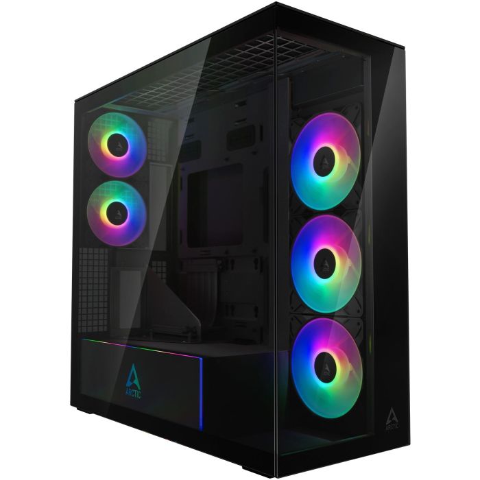 Arctic Xtender (Black) mirrow black window with GPU vertical mount 0 Arctic Xtender (Black) mirrow black window with GPU vertical mount 0
