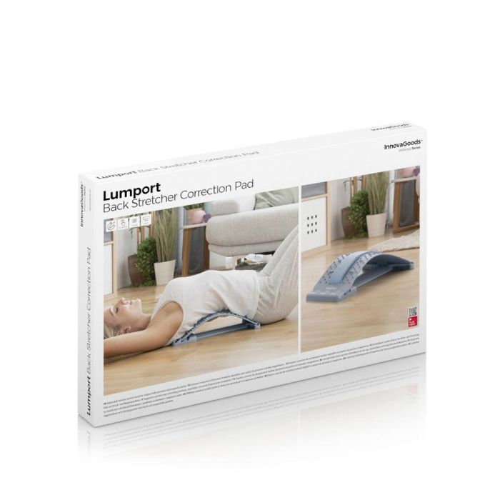 Soporte Corrector de Estiramiento Lumbar con Puntos de Presión y Magnéticos Lumport InnovaGoods 1 Soporte Corrector de Estiramiento Lumbar con Puntos de Presión y Magnéticos Lumport InnovaGoods 1