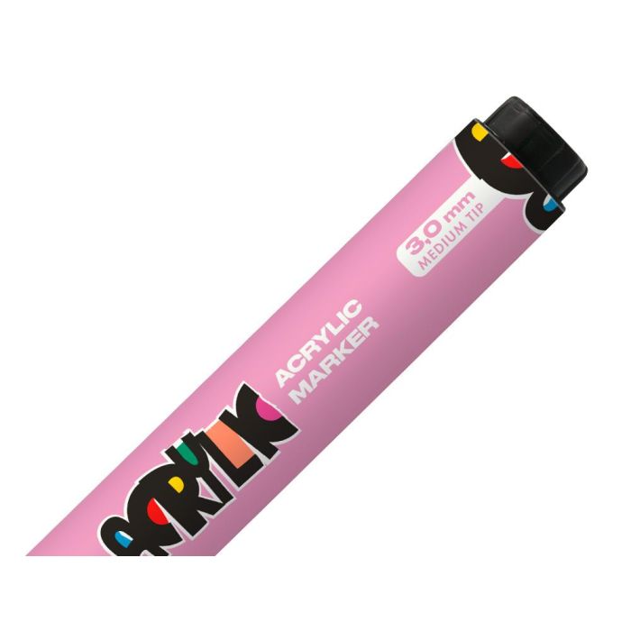 Rotulador Liderpapel Acrylic Base Agua Todo Tipo De Superficie Punta Redonda 3 mm Rosa Claro 3 Rotulador Liderpapel Acrylic Base Agua Todo Tipo De Superficie Punta Redonda 3 mm Rosa Claro 3