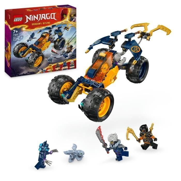 LEGO 71811 Ninjago Arins Ninja-Gelndebuggy - Juego de construcción para niños a partir de 7 años, 267 piezas