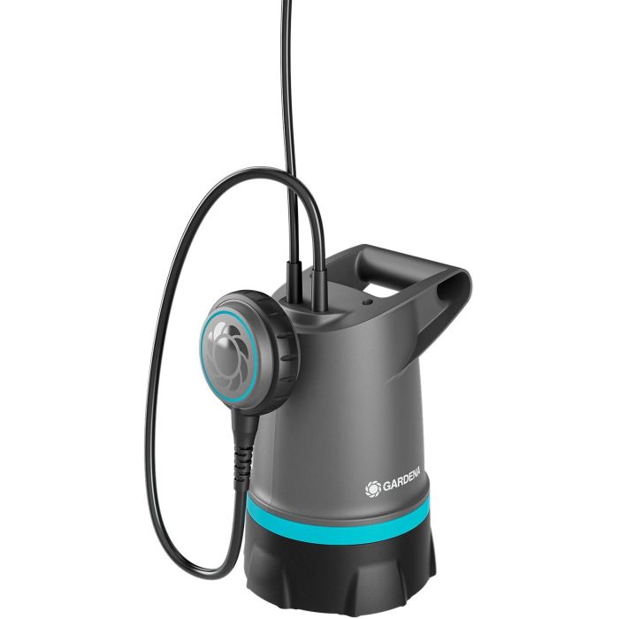 Gardena 9016-47 Klarwasser Tauchpumpe 20000 BASIC, Bomba Sumergible Drenaje 550W, 20000 l/h, 0.9 bar, Negro