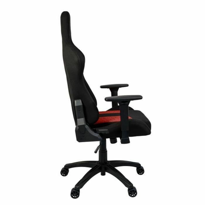 CORSAIR - Silla de Oficina - Sillón gaming - TC100 RELAXED - Tela - Ergonómica - Reposabrazos ajustables - Negro/Rojo (CF-9900014-WW) 4