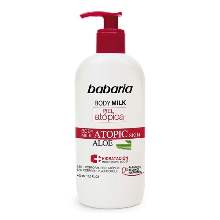 BABARIA Leche Corporal Aloe Vera 400ml para Piel Atópica
