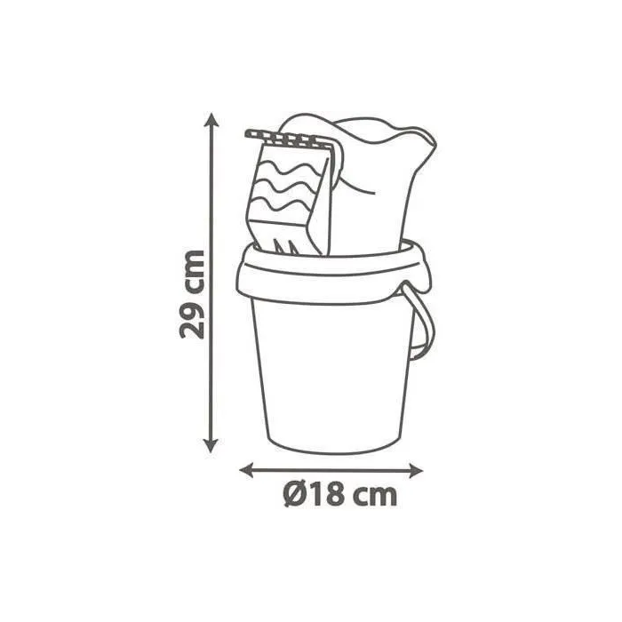 Smoby 862198 Regadera Adornada Mickey Bucket MM 1 Smoby 862198 Regadera Adornada Mickey Bucket MM 1