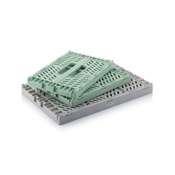 Innovagoods V0103244 Set 3 Cajas Organizadoras Plegables y Apilables Multifunción 1 Innovagoods V0103244 Set 3 Cajas Organizadoras Plegables y Apilables Multifunción 1