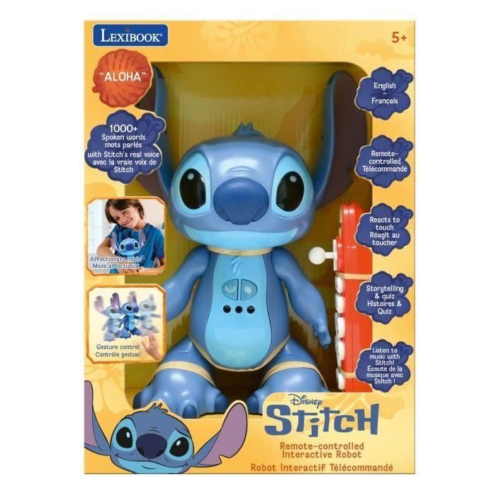 Lexibook LEX3380743114873 Robot Stitch bilingüe e interactivo, controlado a distancia, con voz real de Stitch 4 Lexibook LEX3380743114873 Robot Stitch bilingüe e interactivo, controlado a distancia, con voz real de Stitch 4