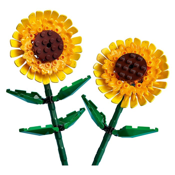 Lego 40524 Girasoles, Kit de Construcción de Flores Artificiales, Decoración para Habitación Infantil o Hogar 5