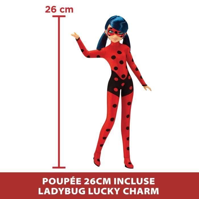 Bandai P50668 Scooter Miraculous Switch'n Go Ladybug Lucky Charm Muñeca articulada 26 cm 4